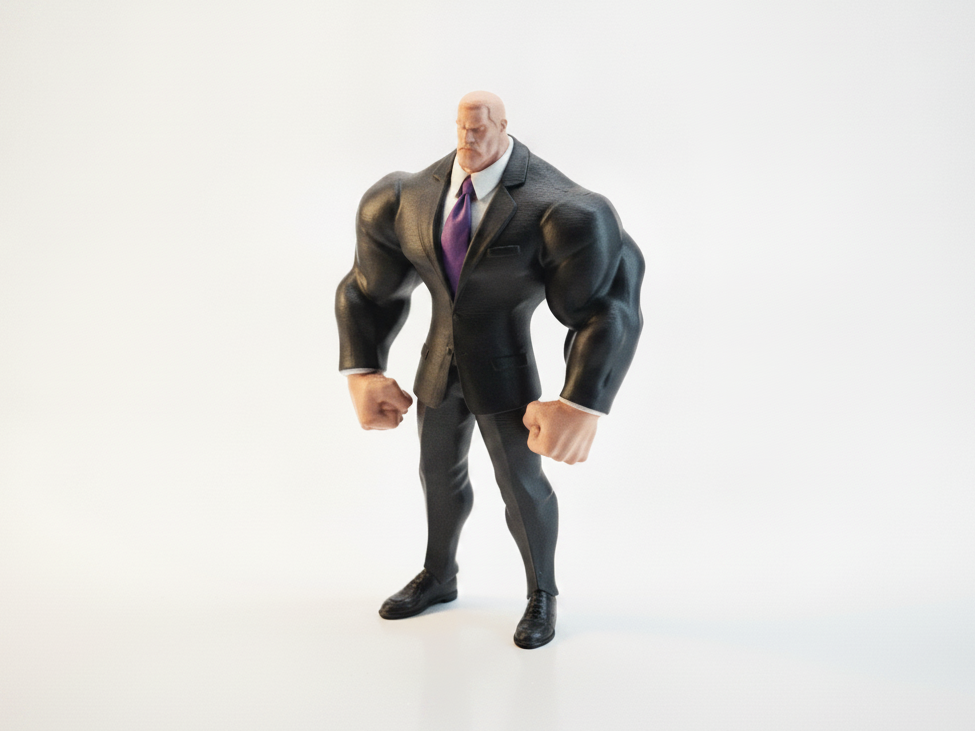 Buff John Wick Figurine Action Hero 3D Printable