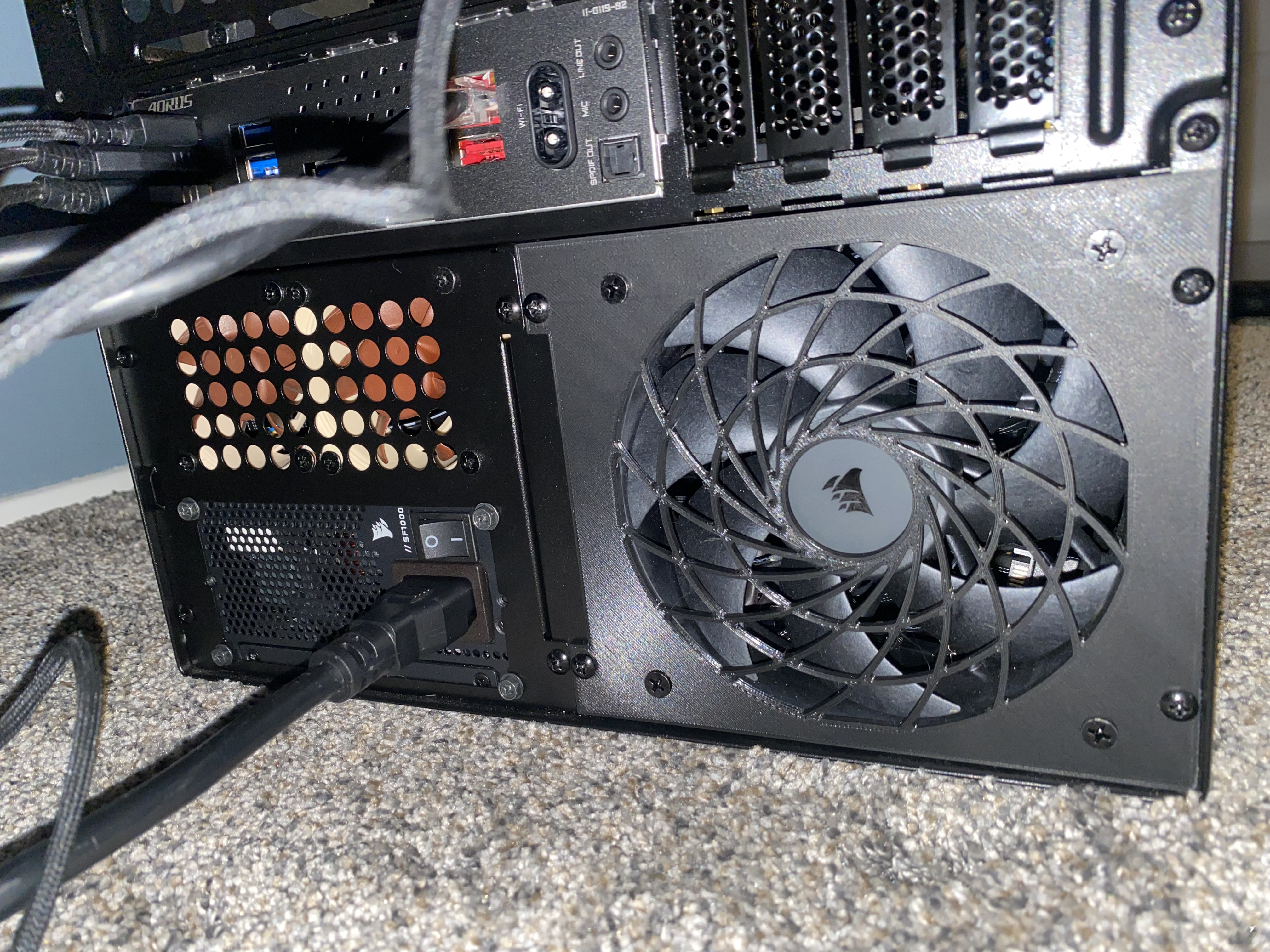 Jonsbo N6 High Efficiency Rear Fan Mount ( Lower DB )