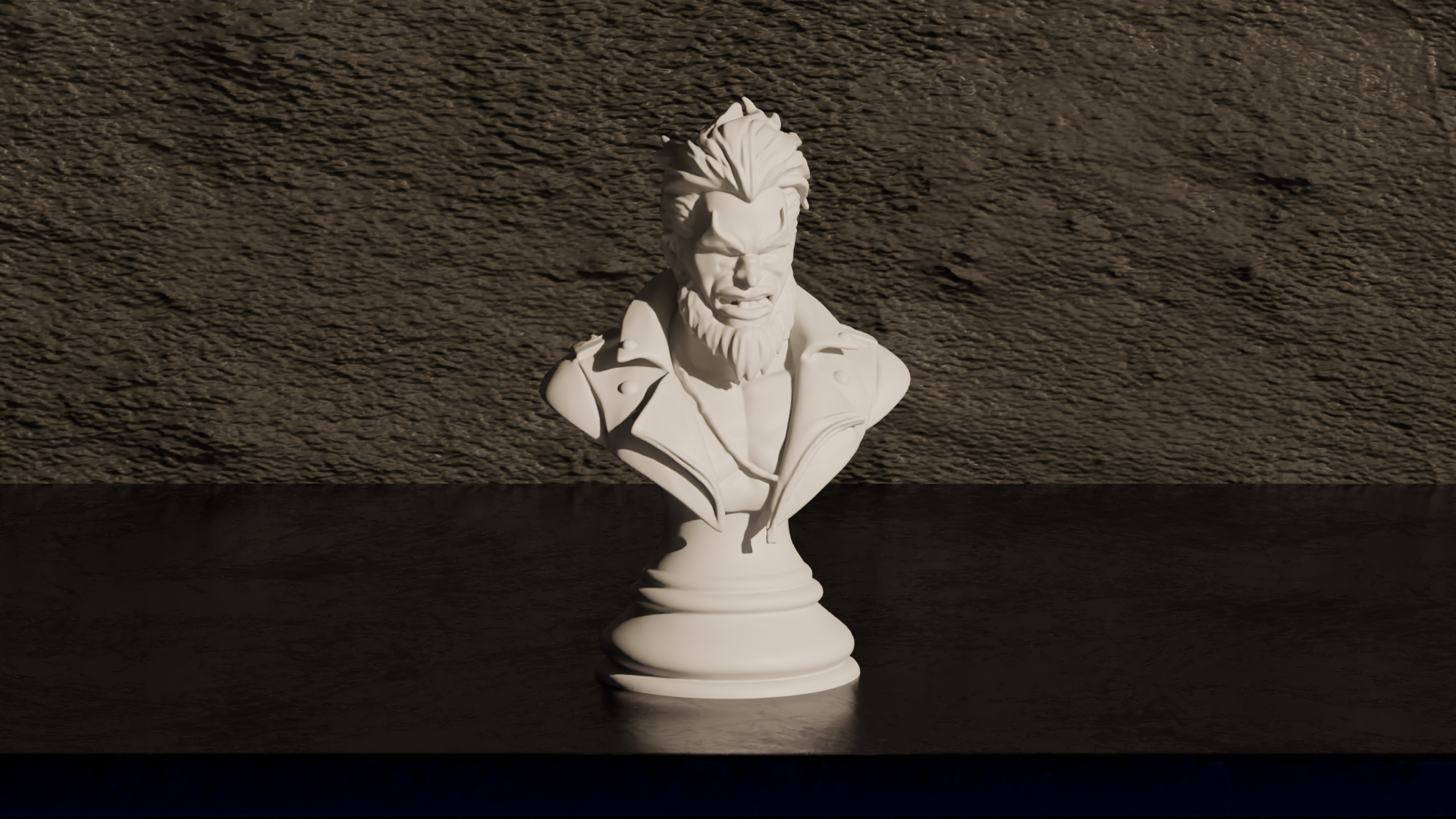 Lobo Bust - DC Comics Figures 3D model by CalebTimoteo
