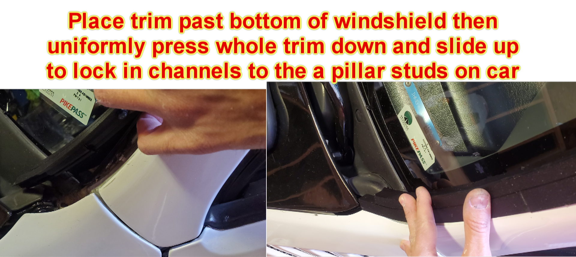 Del Sol Windshield Trim (With clipless design!) — miniatura 7