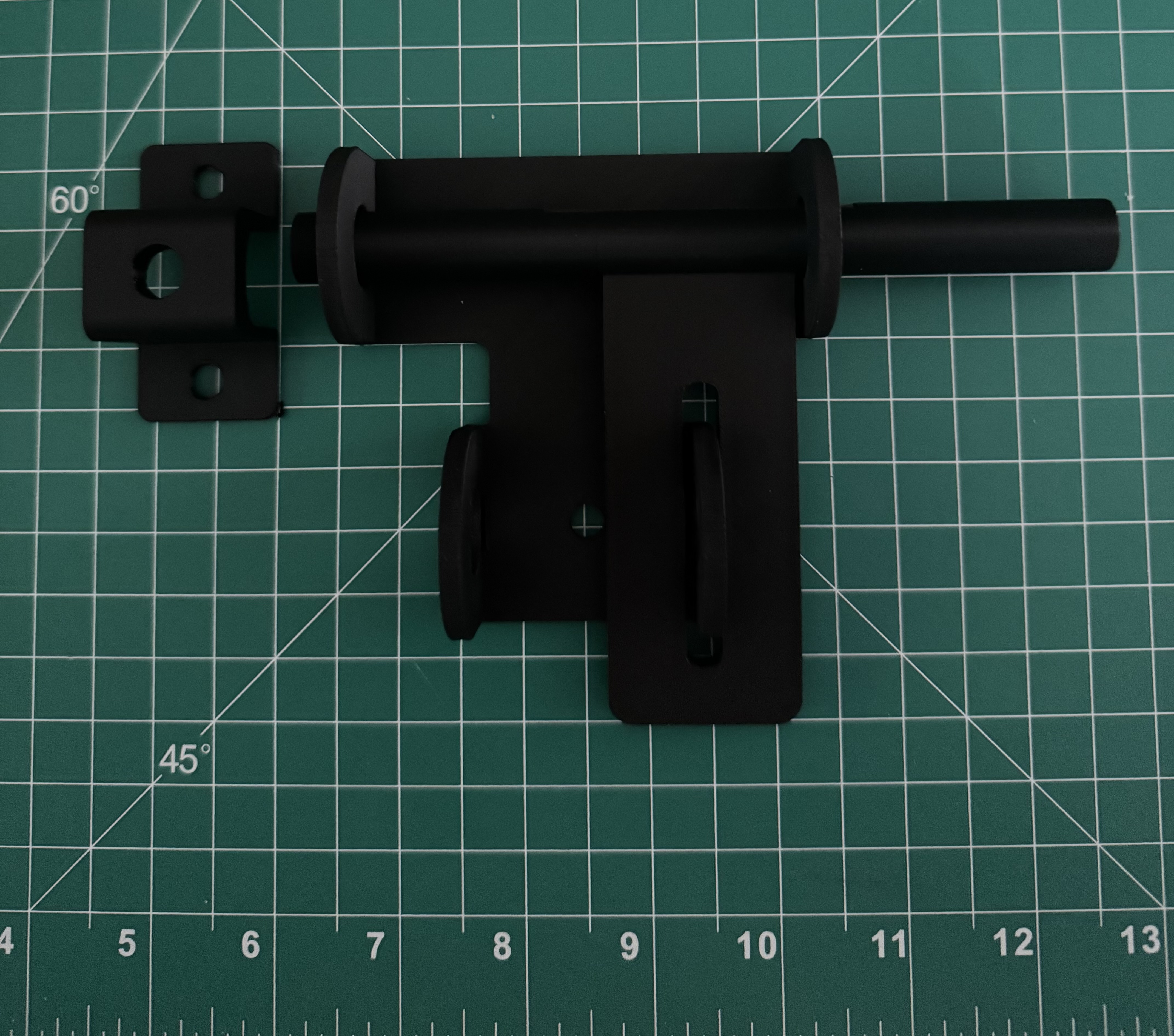 Miniatura 6 do modelo 3D Gate Latch Assembly (lockable)