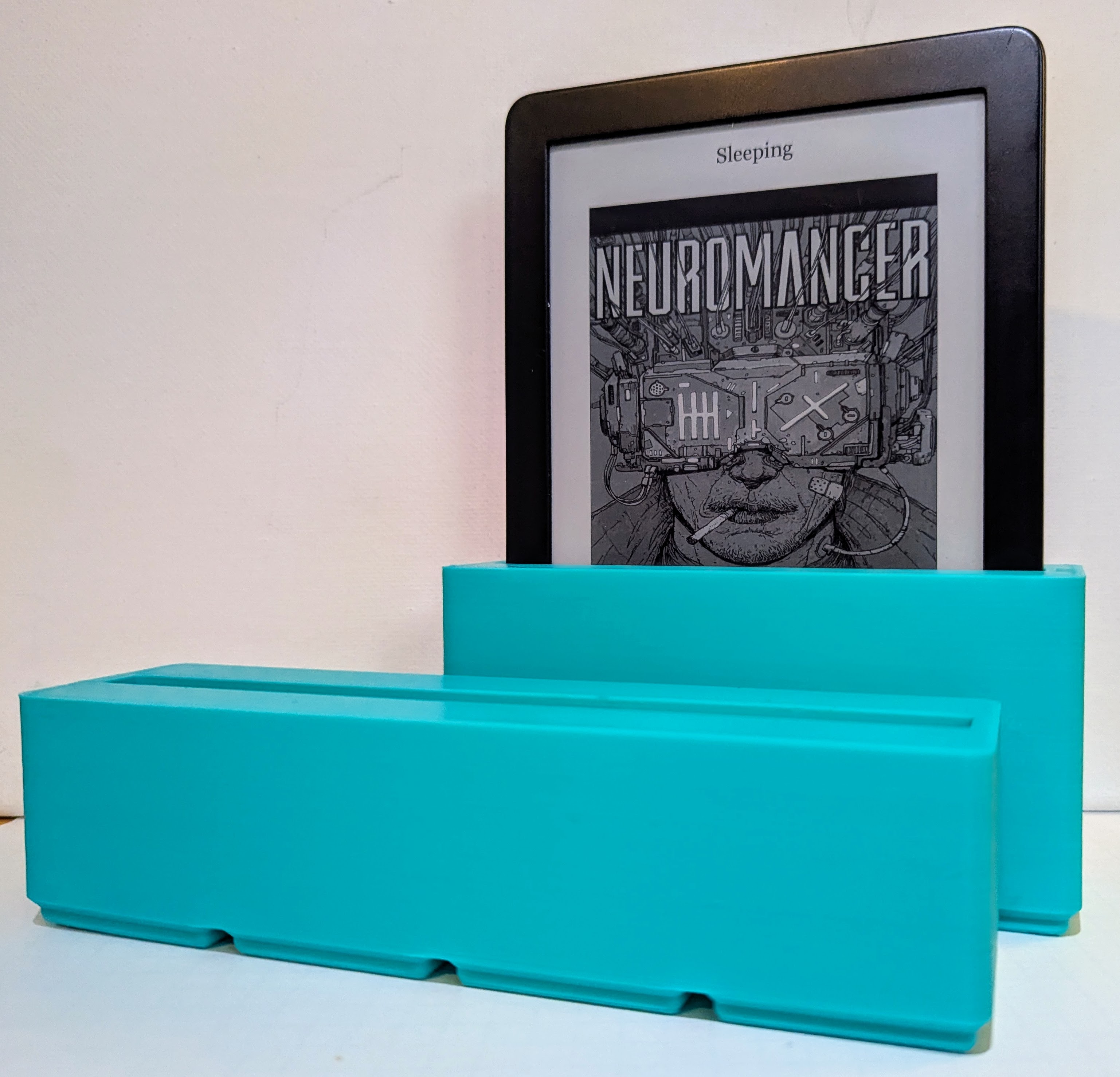 Gridfinity Kobo Clara 2E e-reader bins (vertical and horizontal)