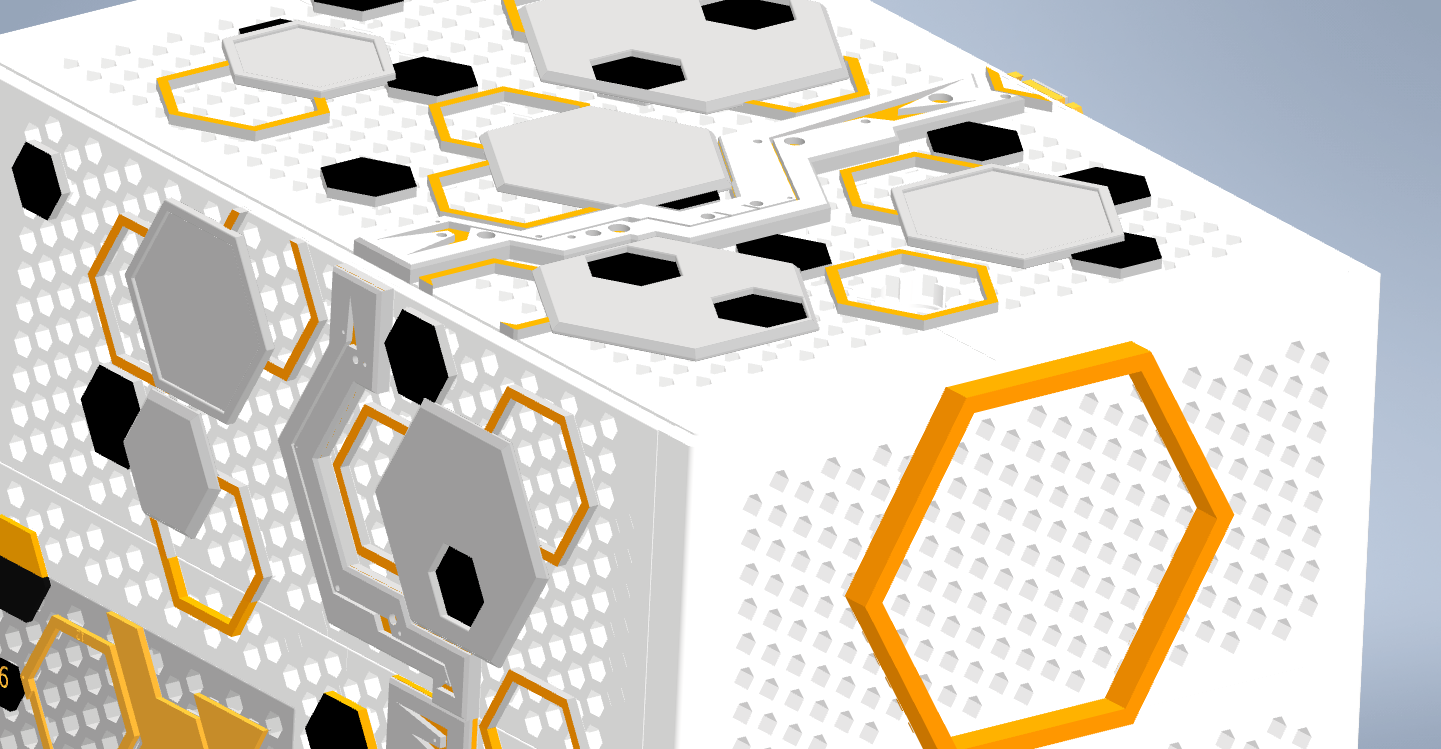 Miniatura 33 do modelo 3D mITX PC "Puzzle" Case