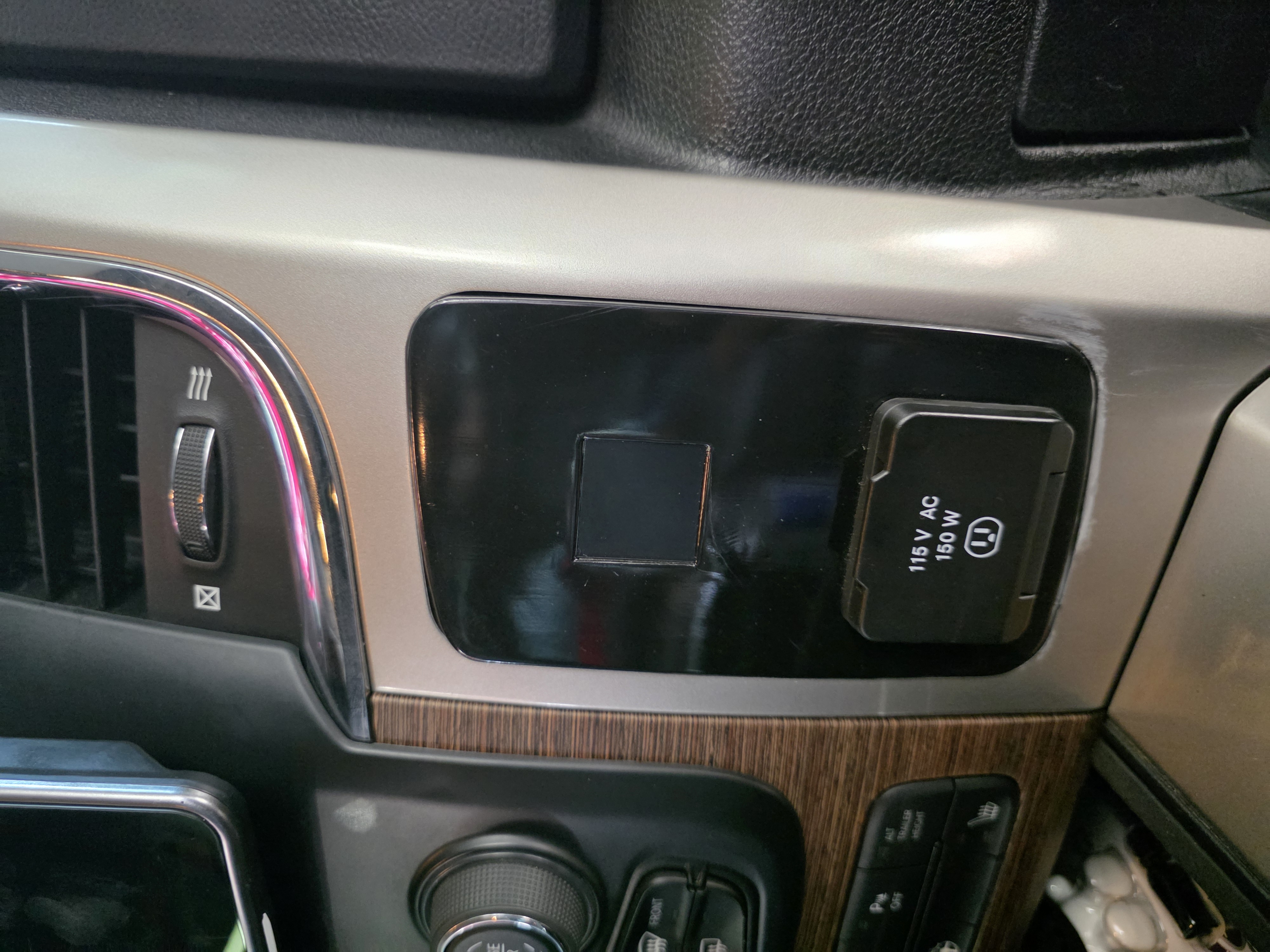 4th Gen Ram Cubby with volt meter
