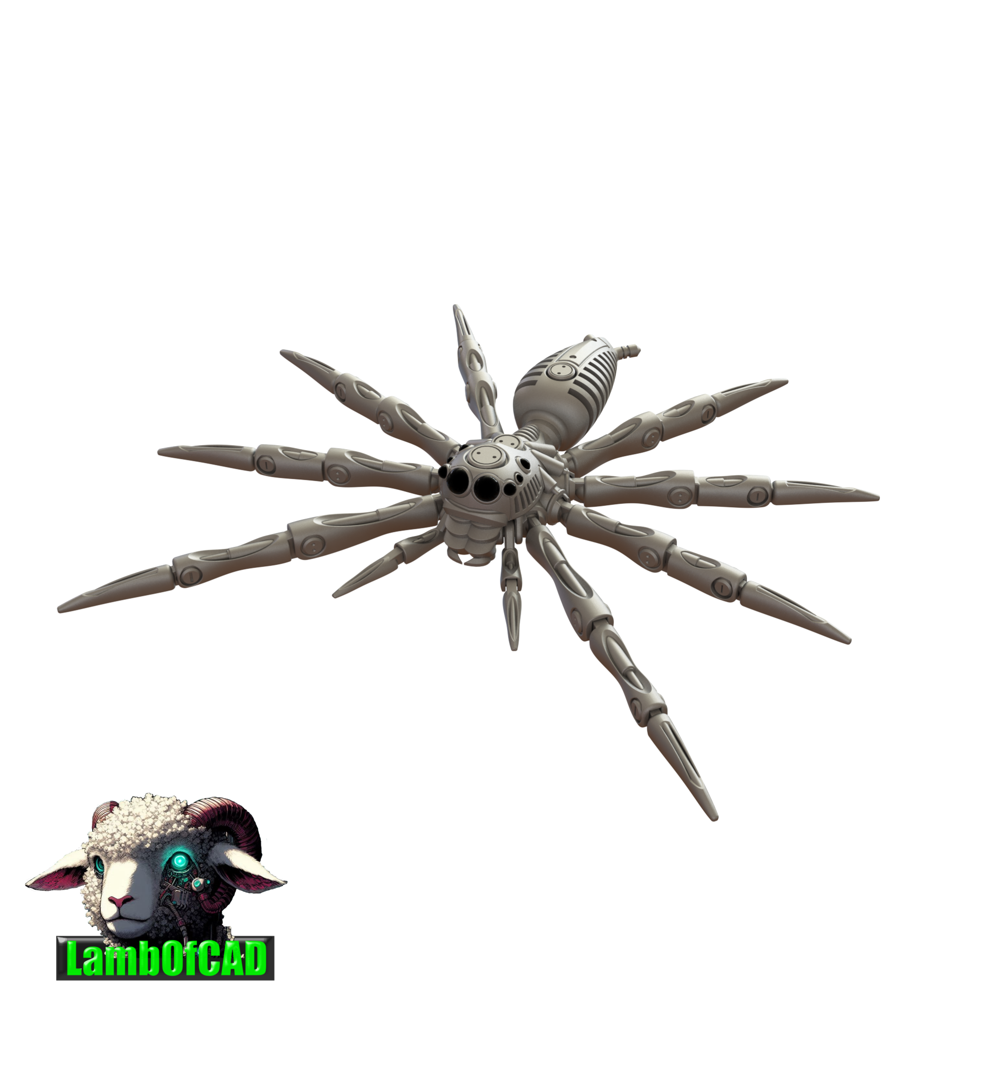 Miniatura 17 do modelo 3D Robotic Jumping Spider