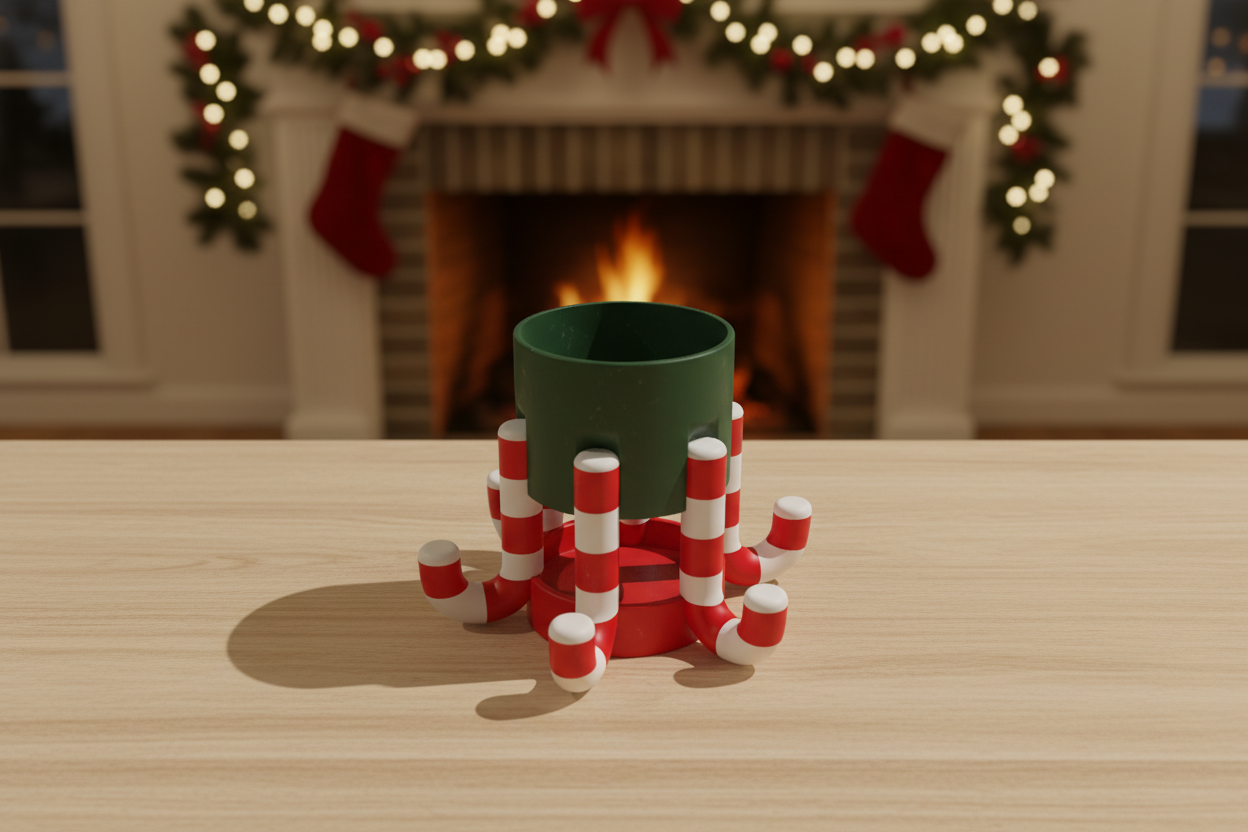 Candy Cane Planter