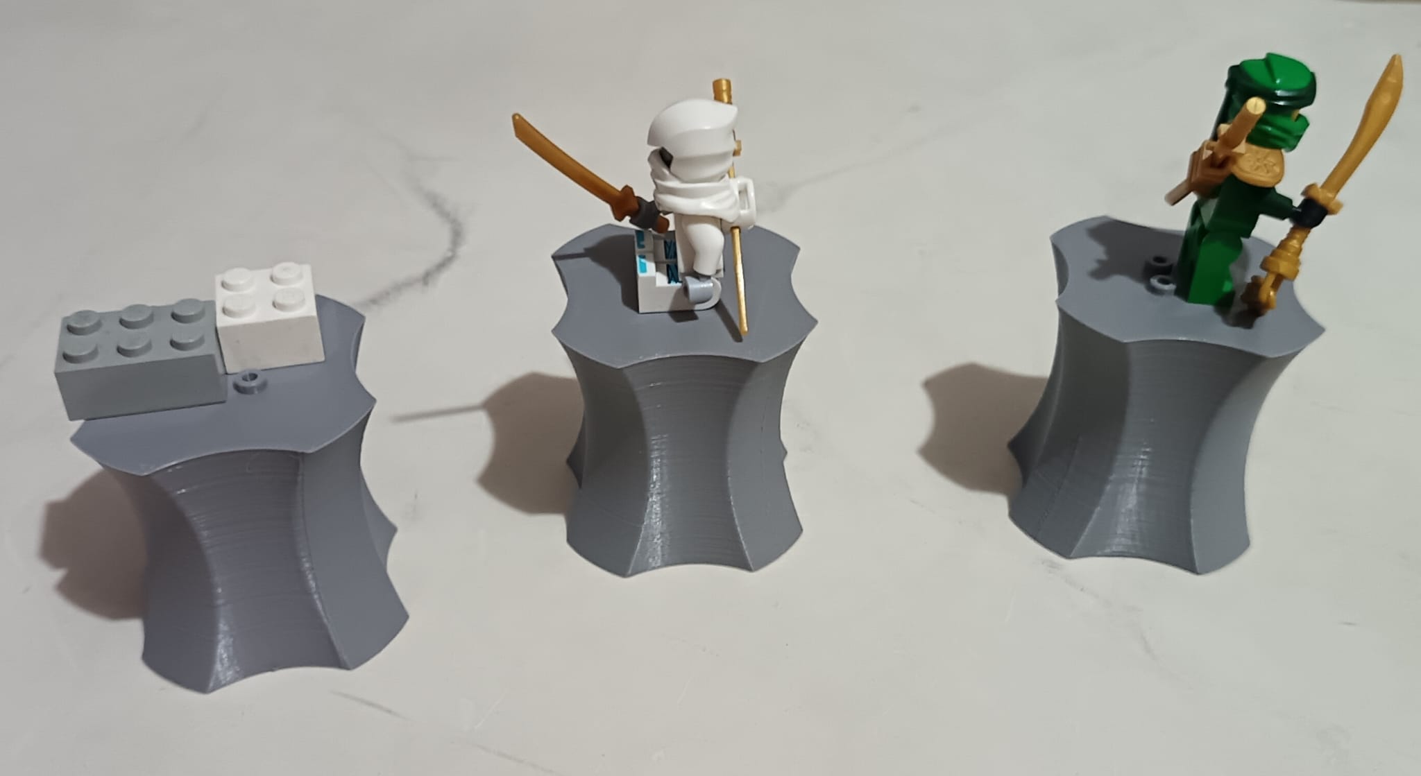 stackable lego compatible pedestal