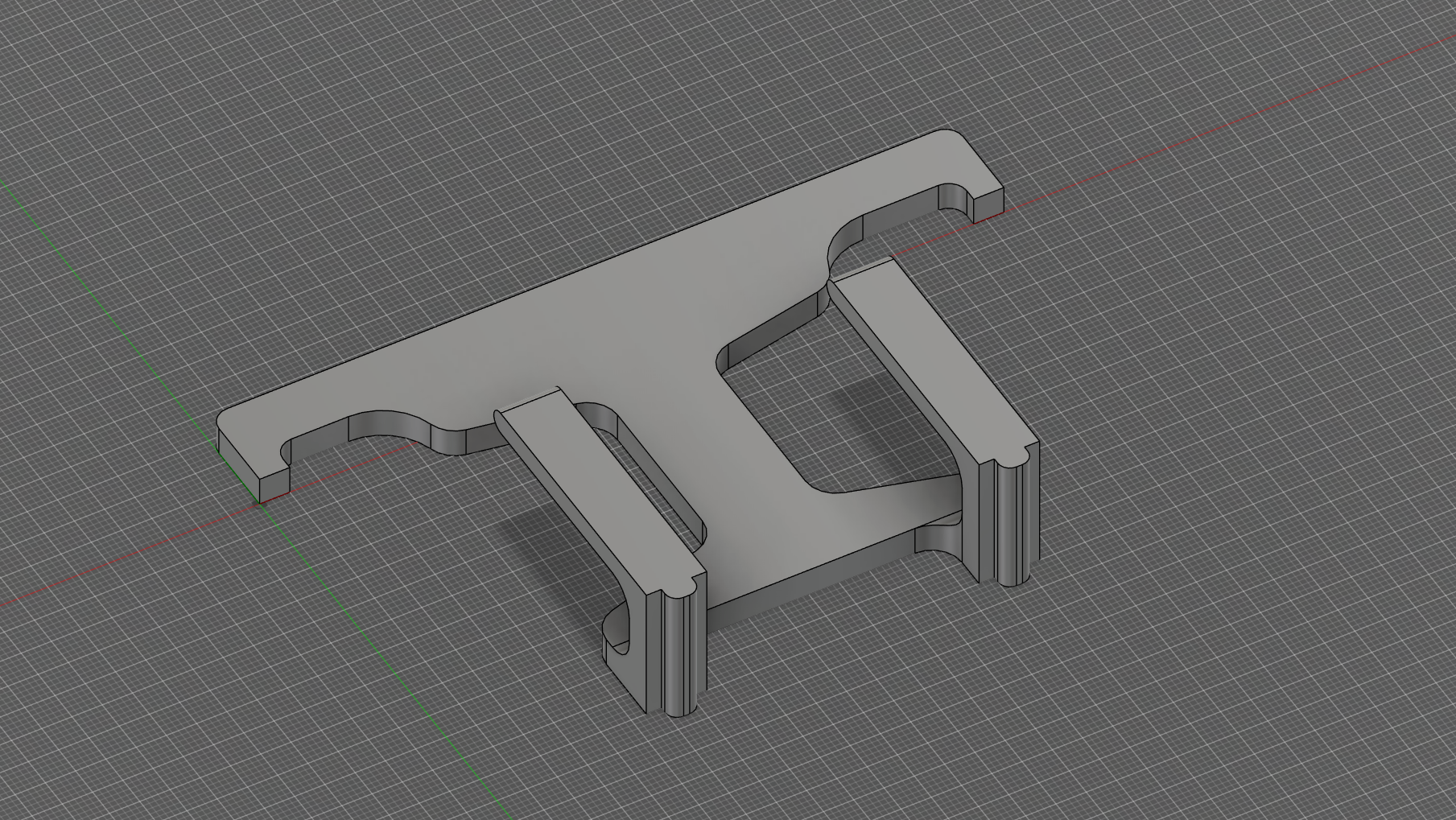VESA 100 Cable holder behind monitor. No screws needed! — miniatura 4