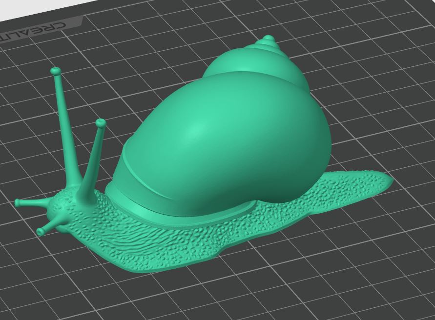 Miniatura 2 do modelo 3D realistic snail