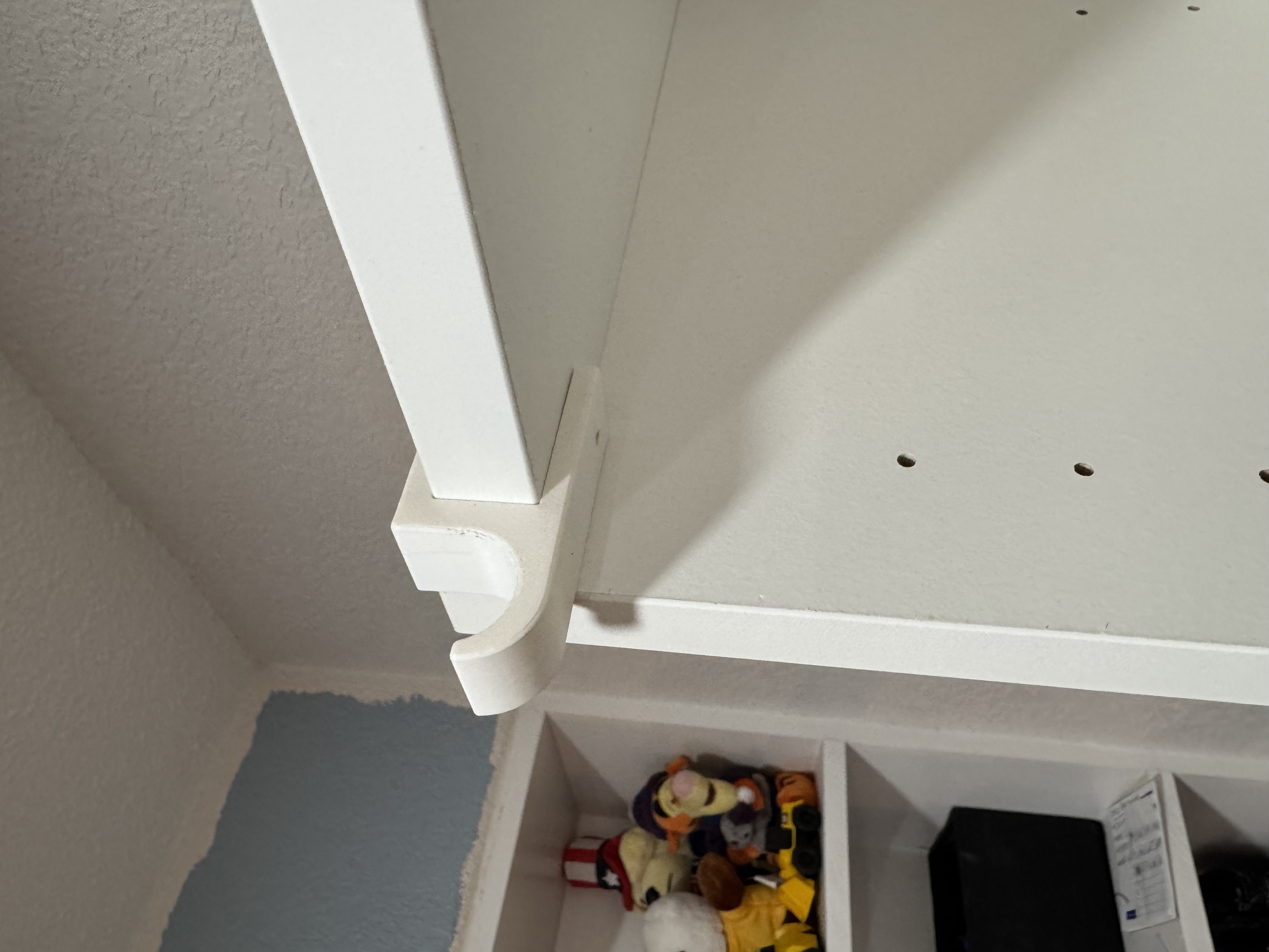 External Curtain Rod Holder