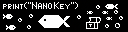 NanoKey 128x32 Fish for Oled