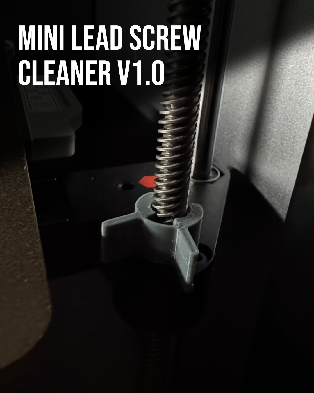 Mini lead screw cleaner v1.0
