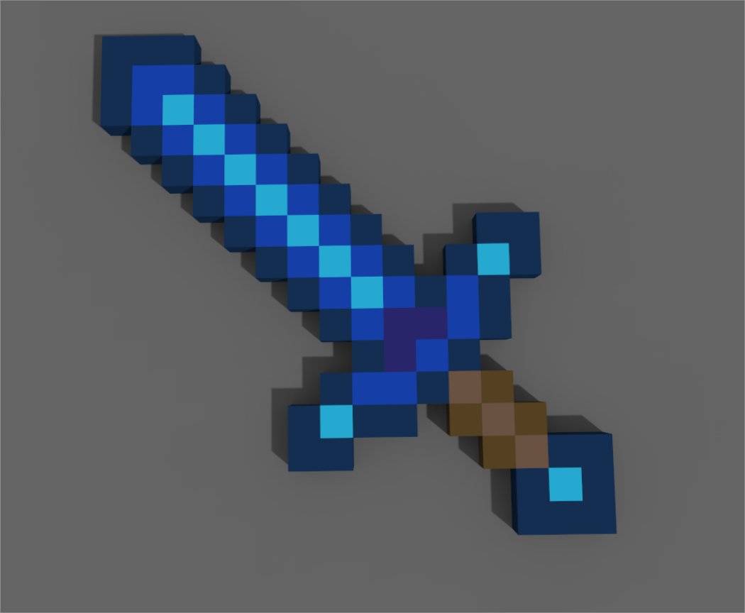 VOXEL Minecraft sword