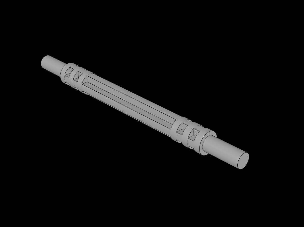 Lego Compatible (32580.dat) Technic Axle Flexible  7