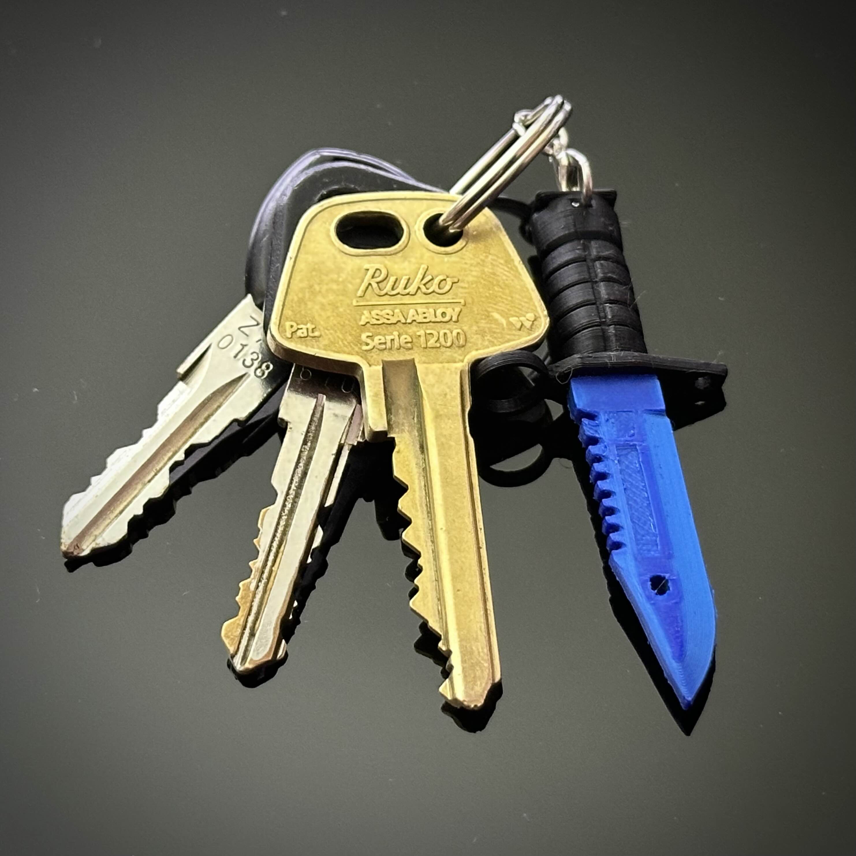 CS2 M9 Bayonet Keychain Charm