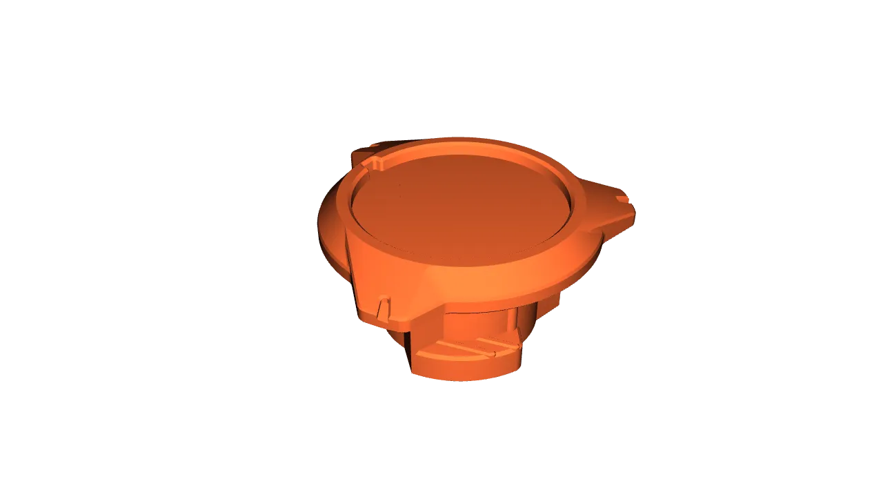 Beyblade X Cx Lock Chip by Jimi Asafa | Download free STL model