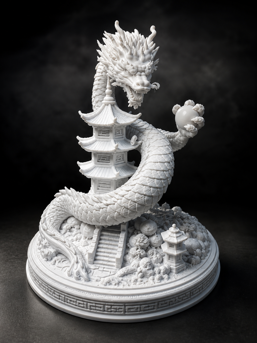 Celestial Dragon Temple – Ultra Detailed 3D Print