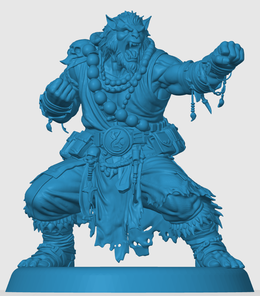 Miniatura 3 do modelo 3D Bugbear Monk