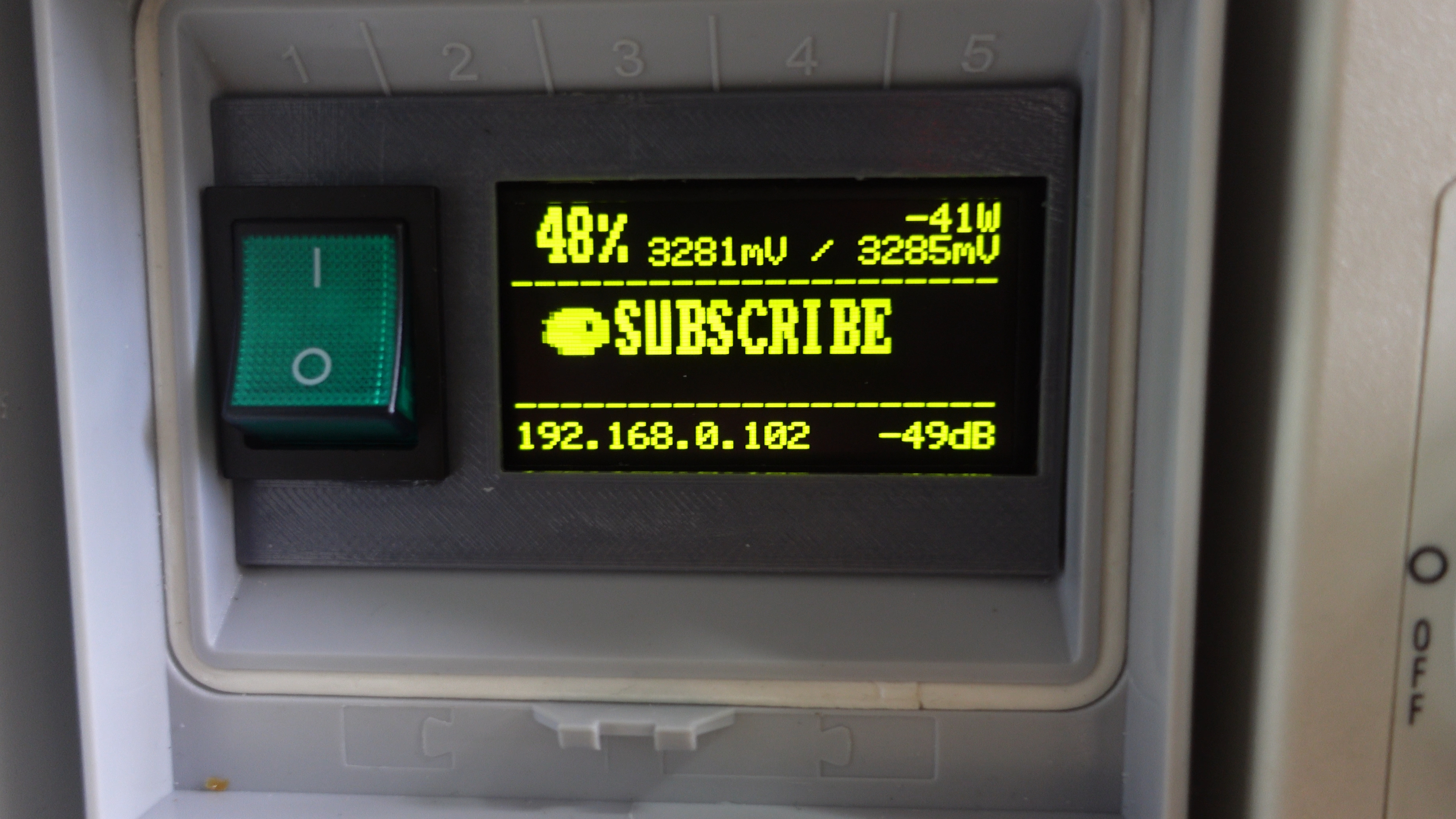 LilyGO T2 CAN + Display DIN Rail Mount