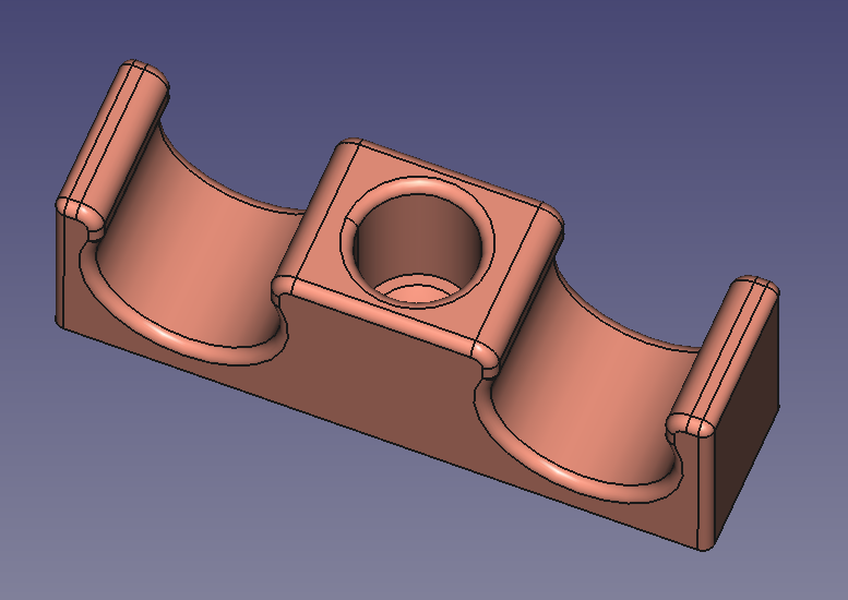 PEX pipe, wall mount