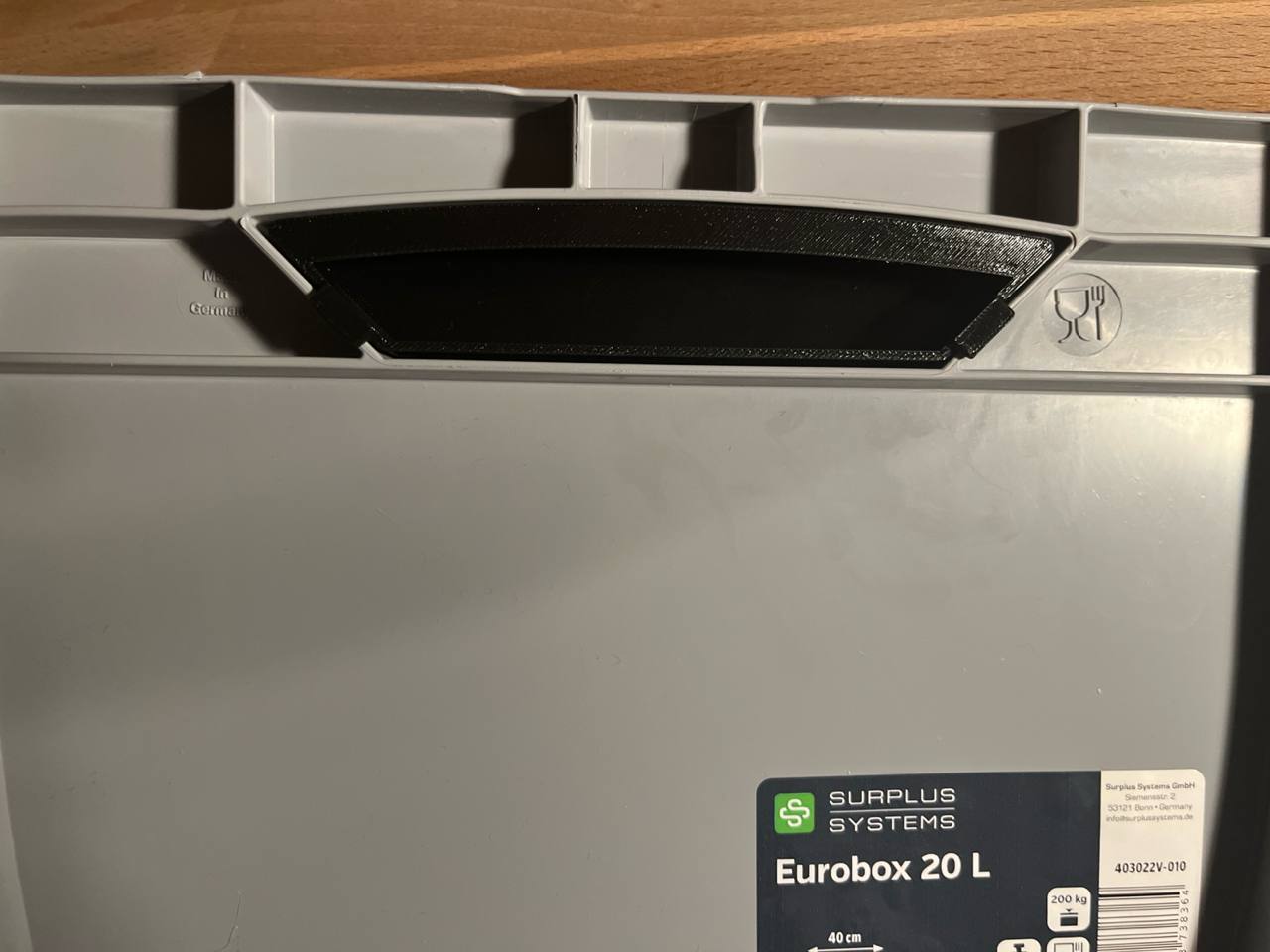 Surplus Systems Eurobox Handle Insert