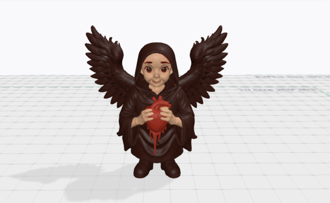 Dark Angel Heart Chibi