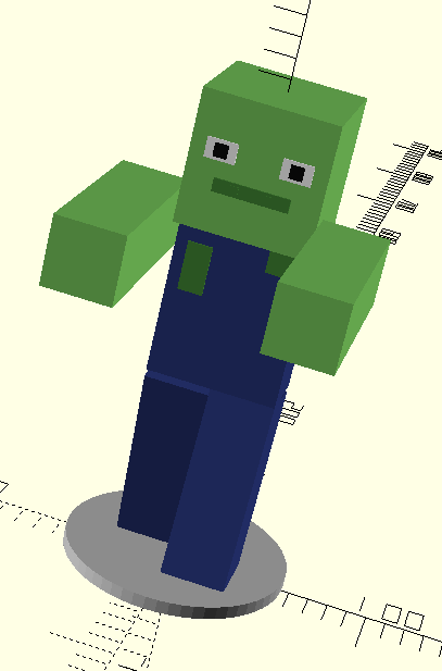 Miniatura 5 do modelo 3D Minecraft Mobs