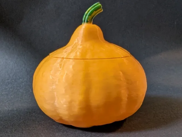 Real Garden Pumpkin – Container with Lid
