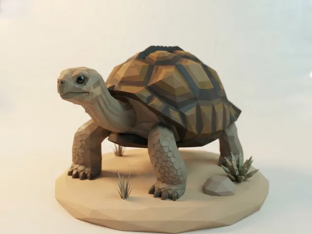 Low Poly Tortoise