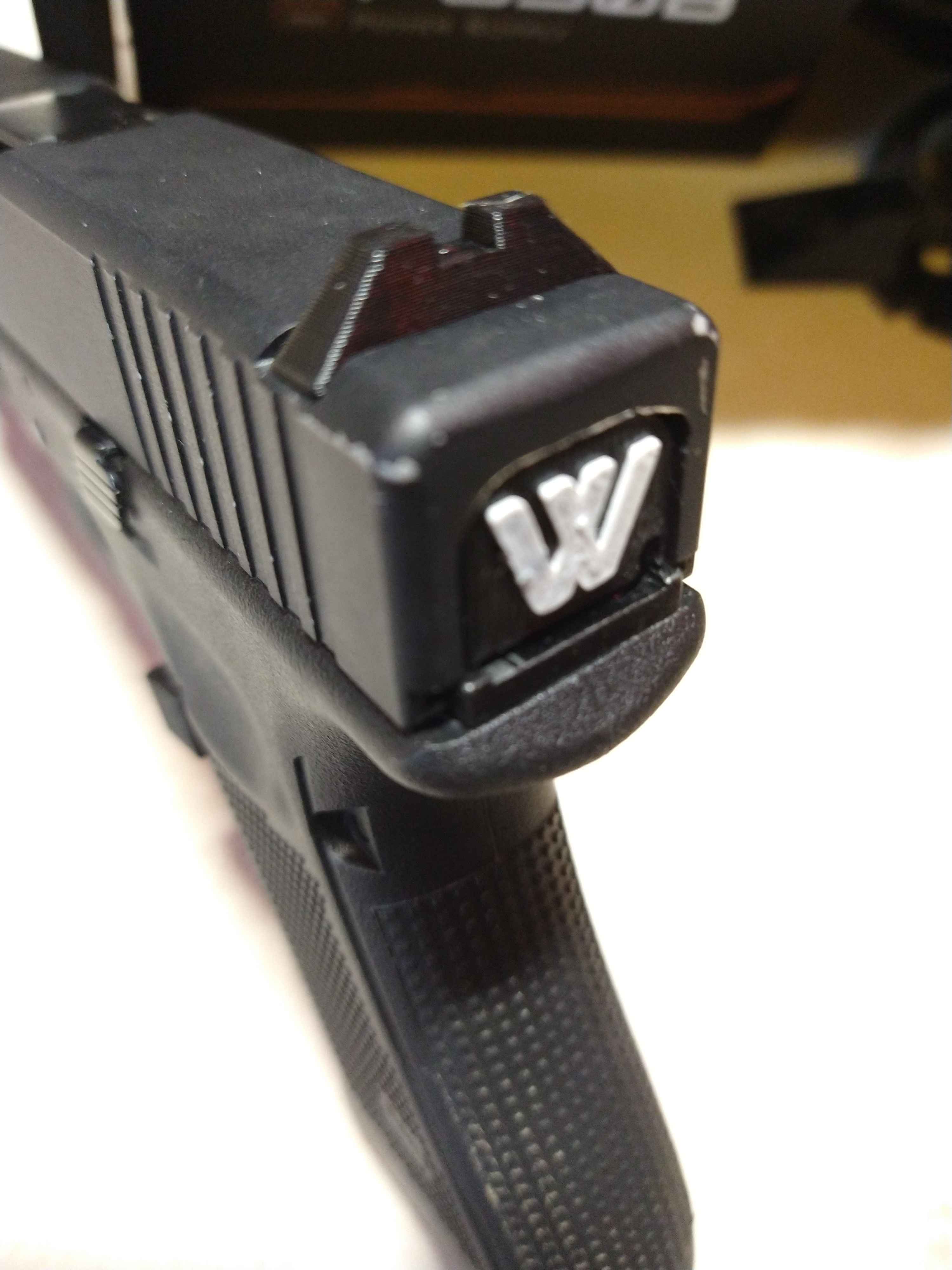 Airsoft WE Glock-17 Gen.4 replacement rear sight