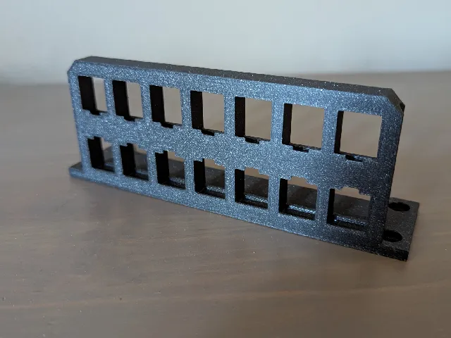 7x2 port horizontal patch panel for Leviton SMC 47605-42W