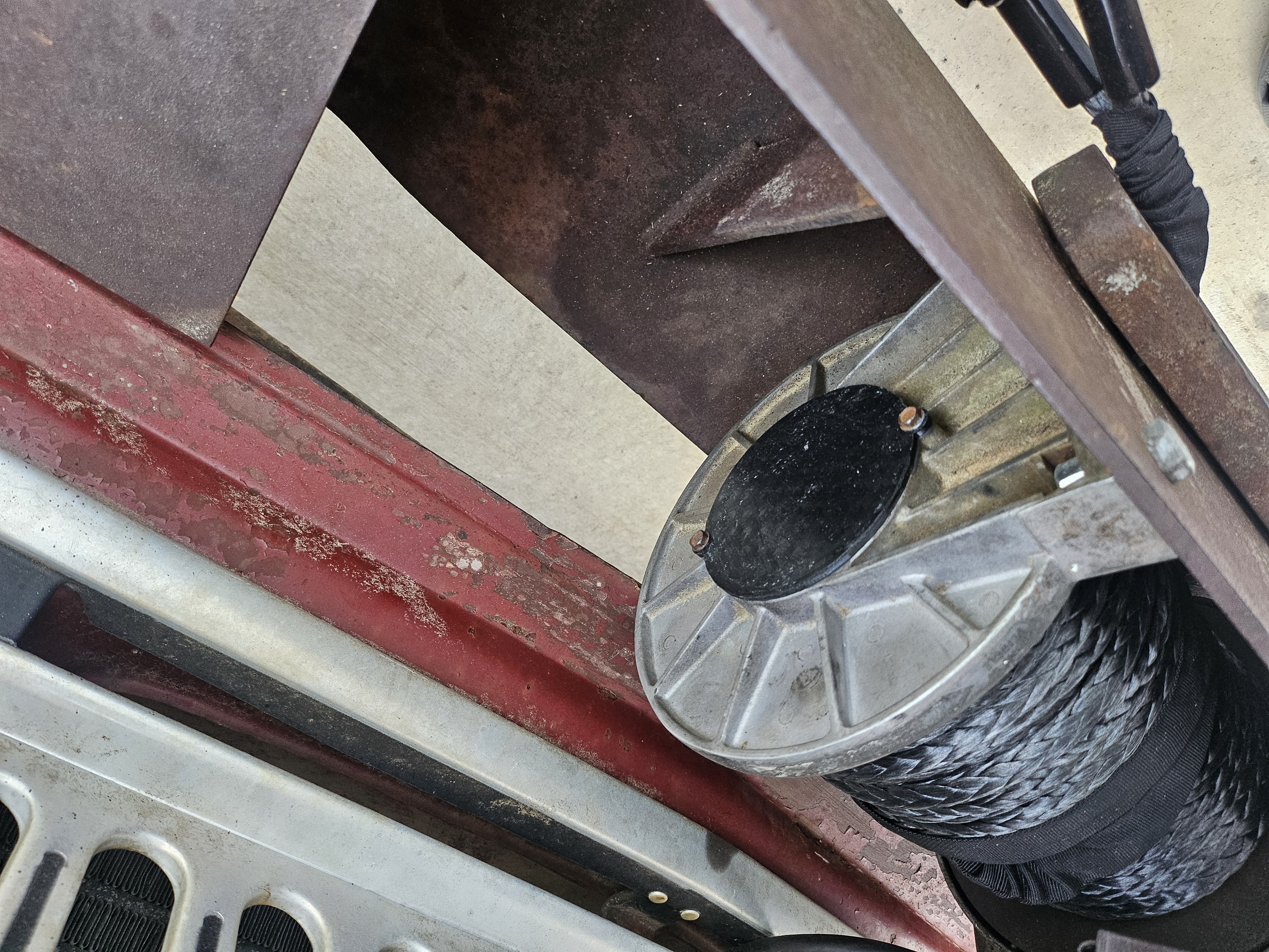 Warn winch spool end cap
