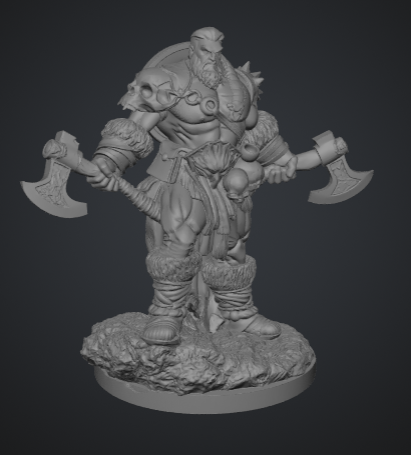 D&D Orc Berserker