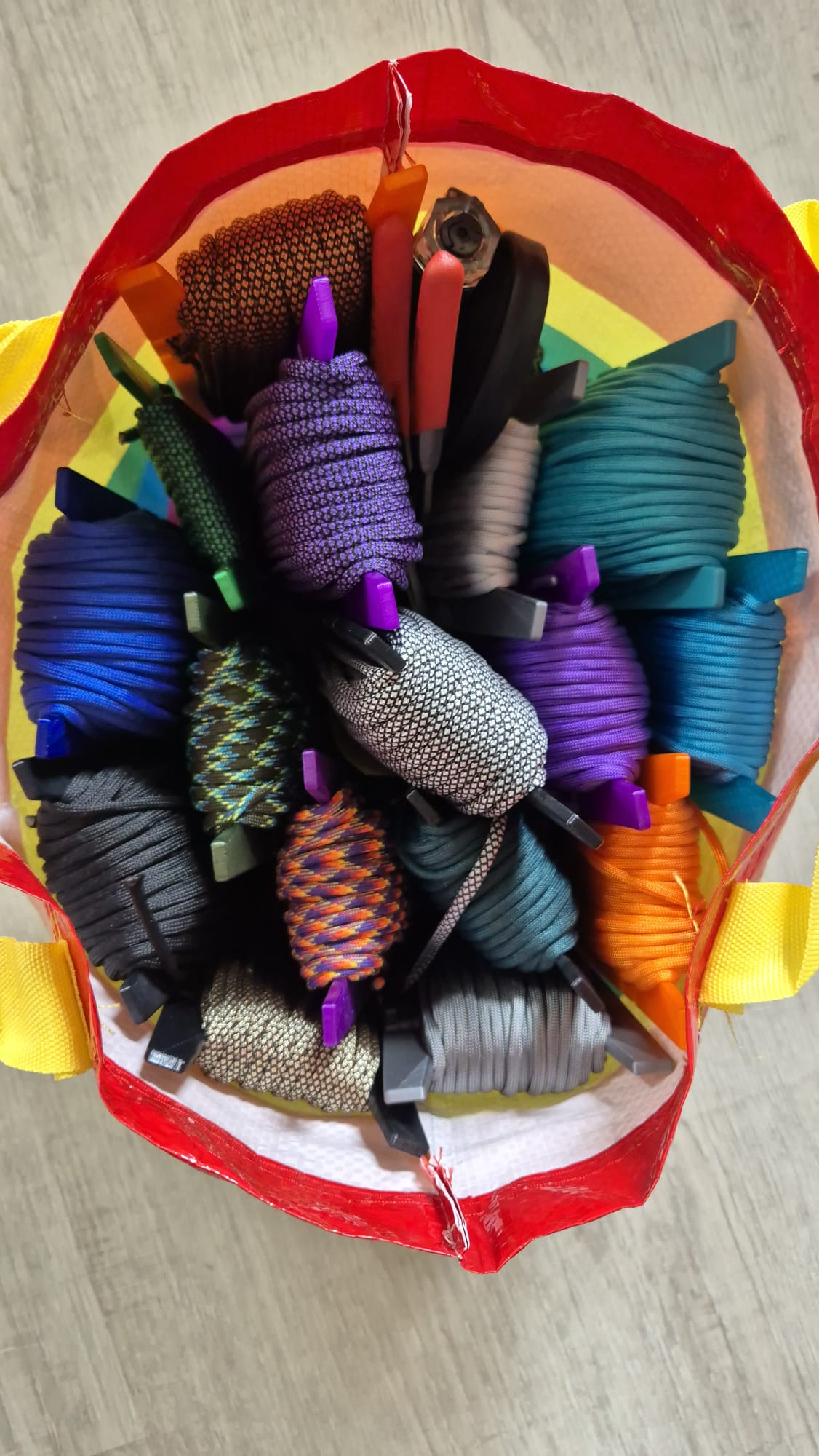Miniatura 3 do modelo 3D Paracord Flat Spool