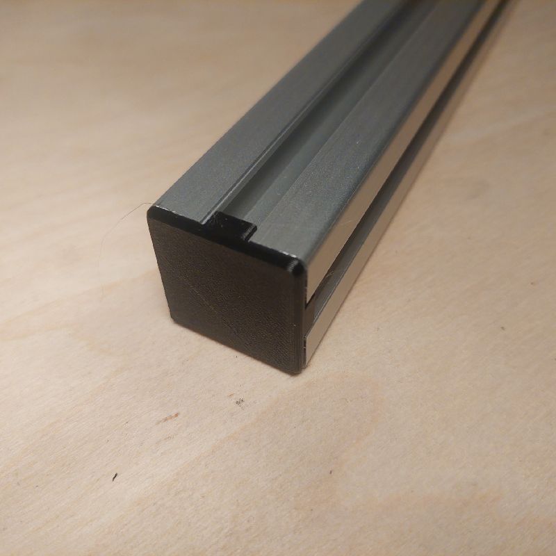 Cover for 30x30 T-slot aluminum profile by bartekk | Download free STL ...