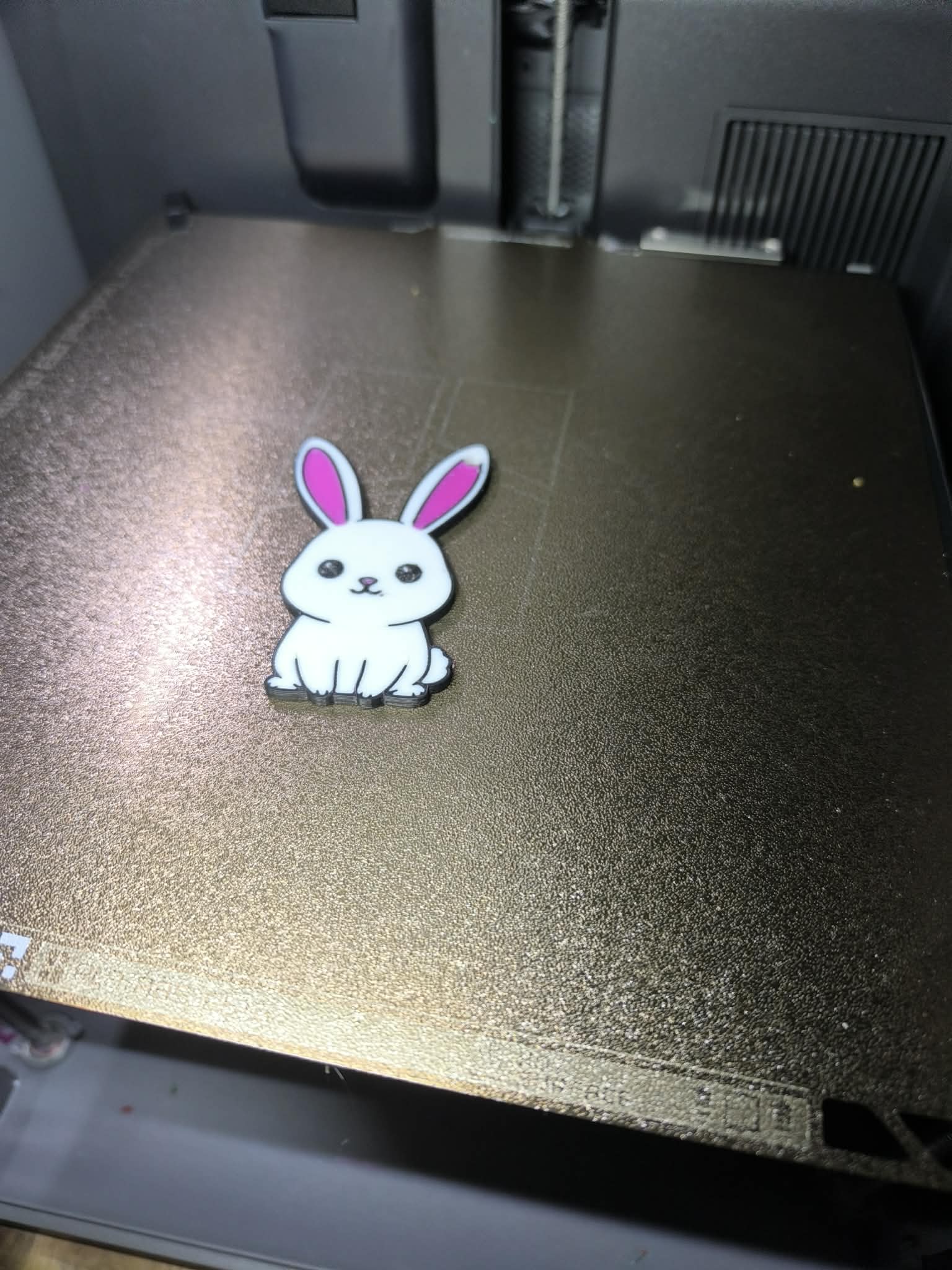 Miniatura 3 do modelo 3D Cute rabbit keychain