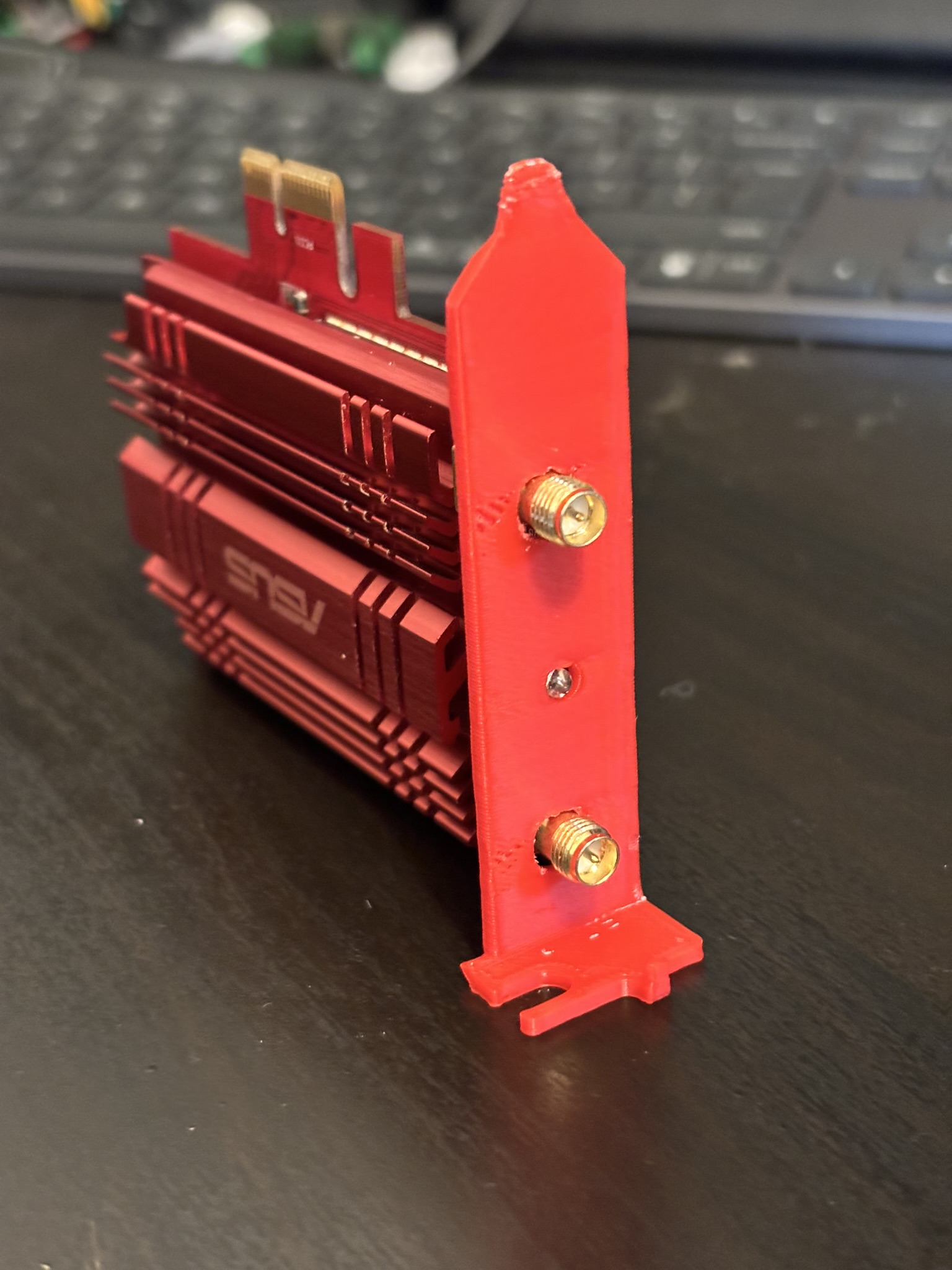 Low profile PCI slot for Asus WiFi module
