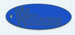 WILLIAMS KEYCHAIN