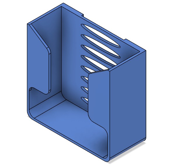 Wall Mount Cube Holder (parametric)
