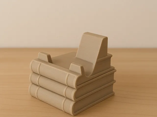 Stacked Book-Shaped Smartphone Stand