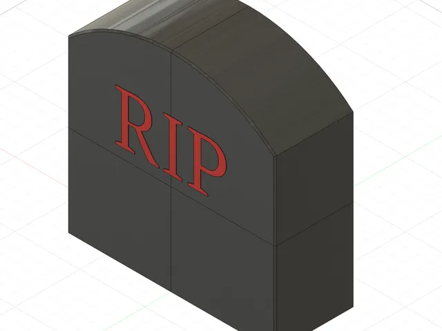 Tombstone with space for a Google Nest Mini