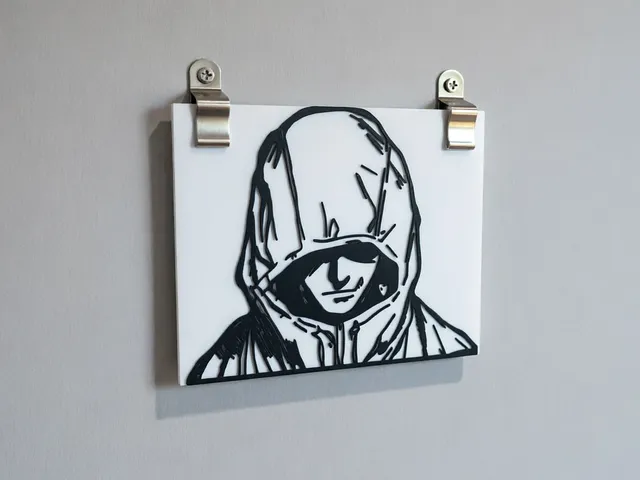 Yuji Itadori Hooded Wall Panel - Jujutsu Kaisen Fan Art 3D Print