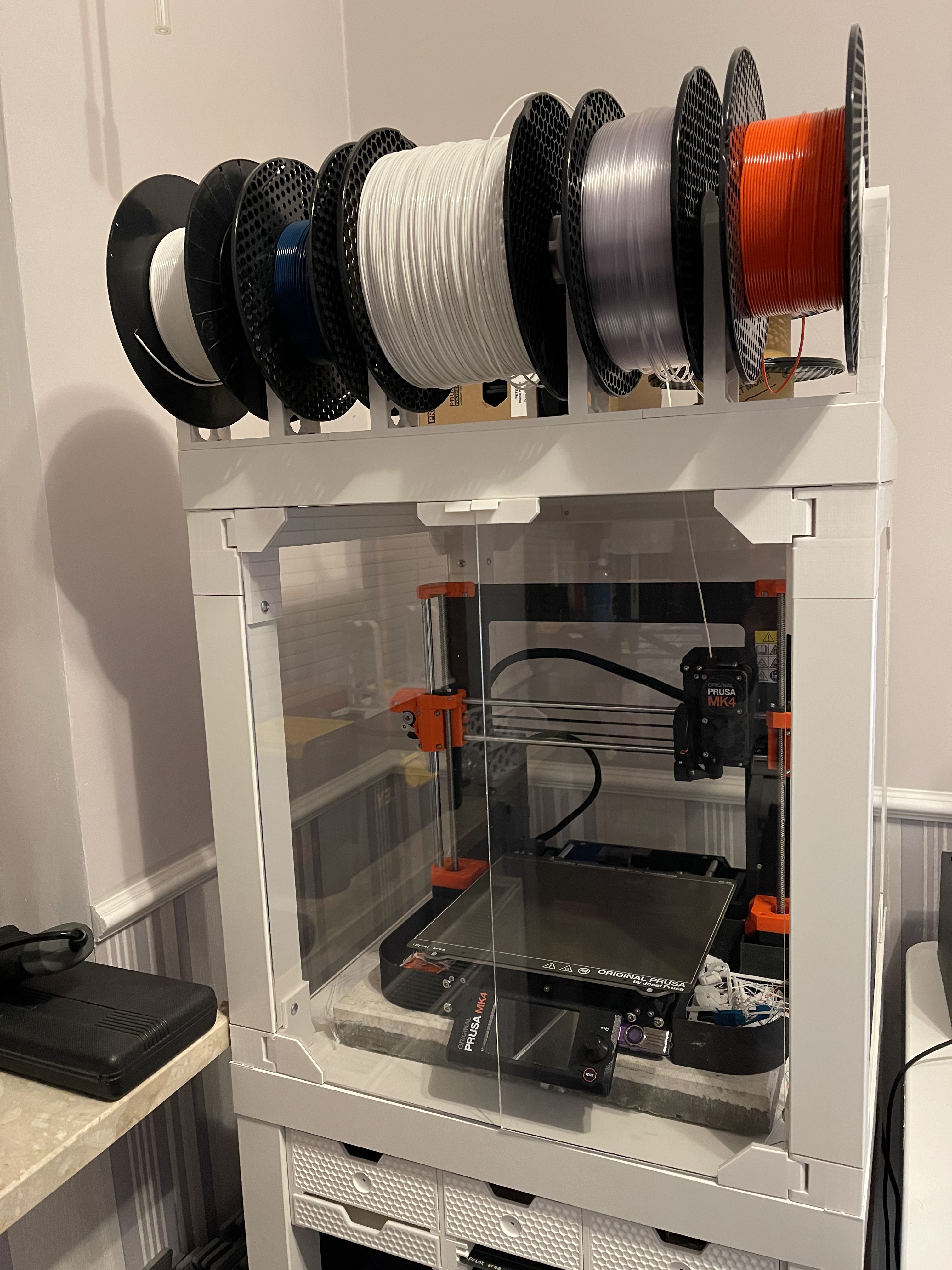 IKEA LACK Spool holder 1kg-1kg-2kg-1kg-1kg 3D model