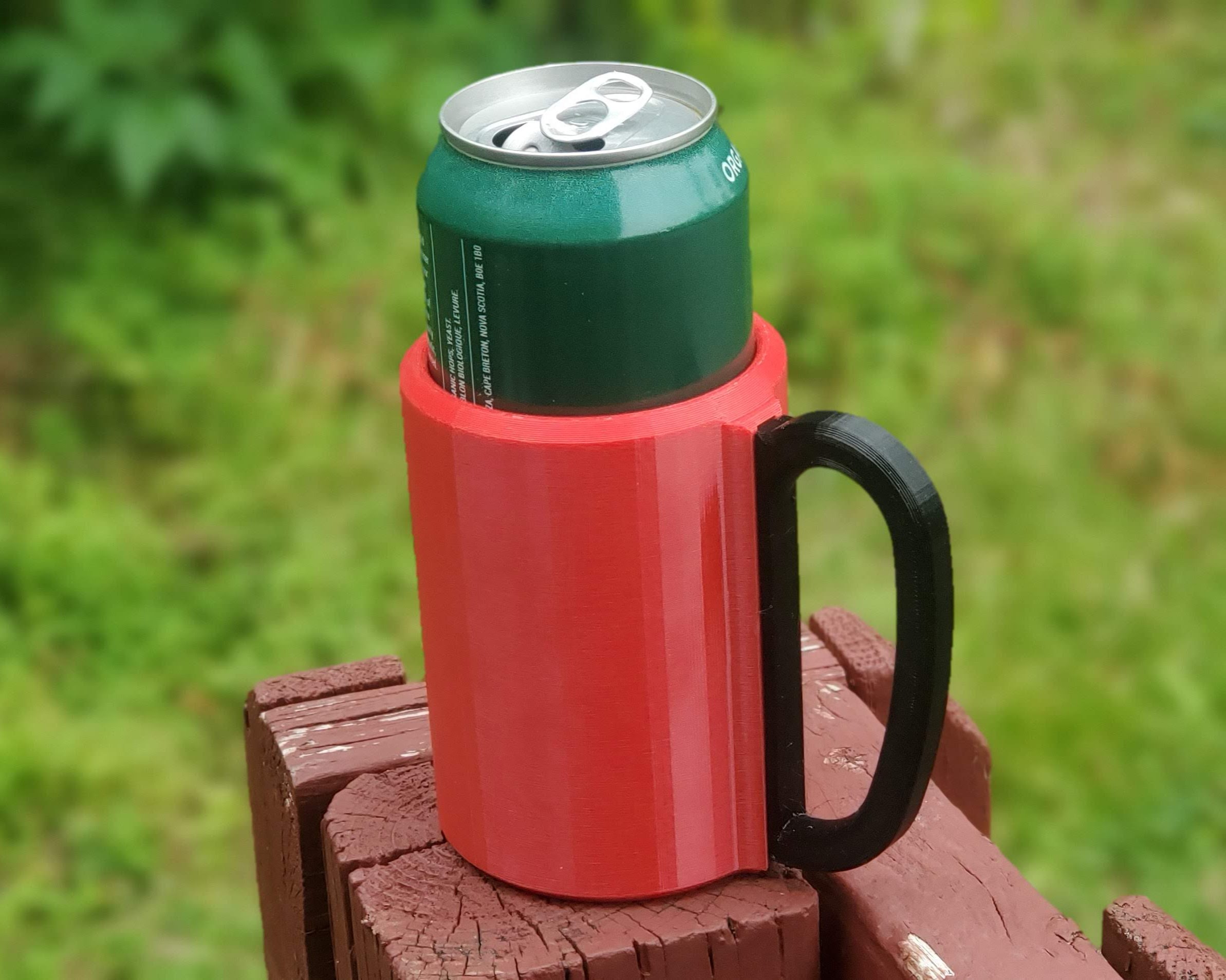 Simple can holder -  no supports