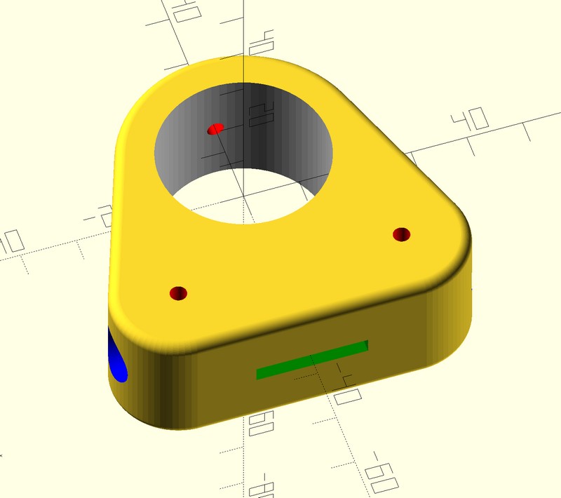 Parametric Boom to Element Bracket for Yagi Antenna