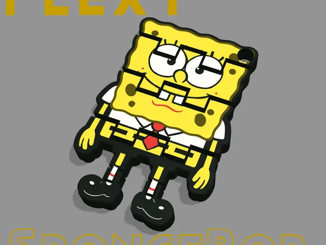 Flexy SpongeBob - Articulated KeyChain