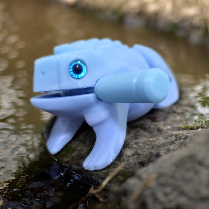 Percussion Frog - 6mm + 8mm glass eye compatible