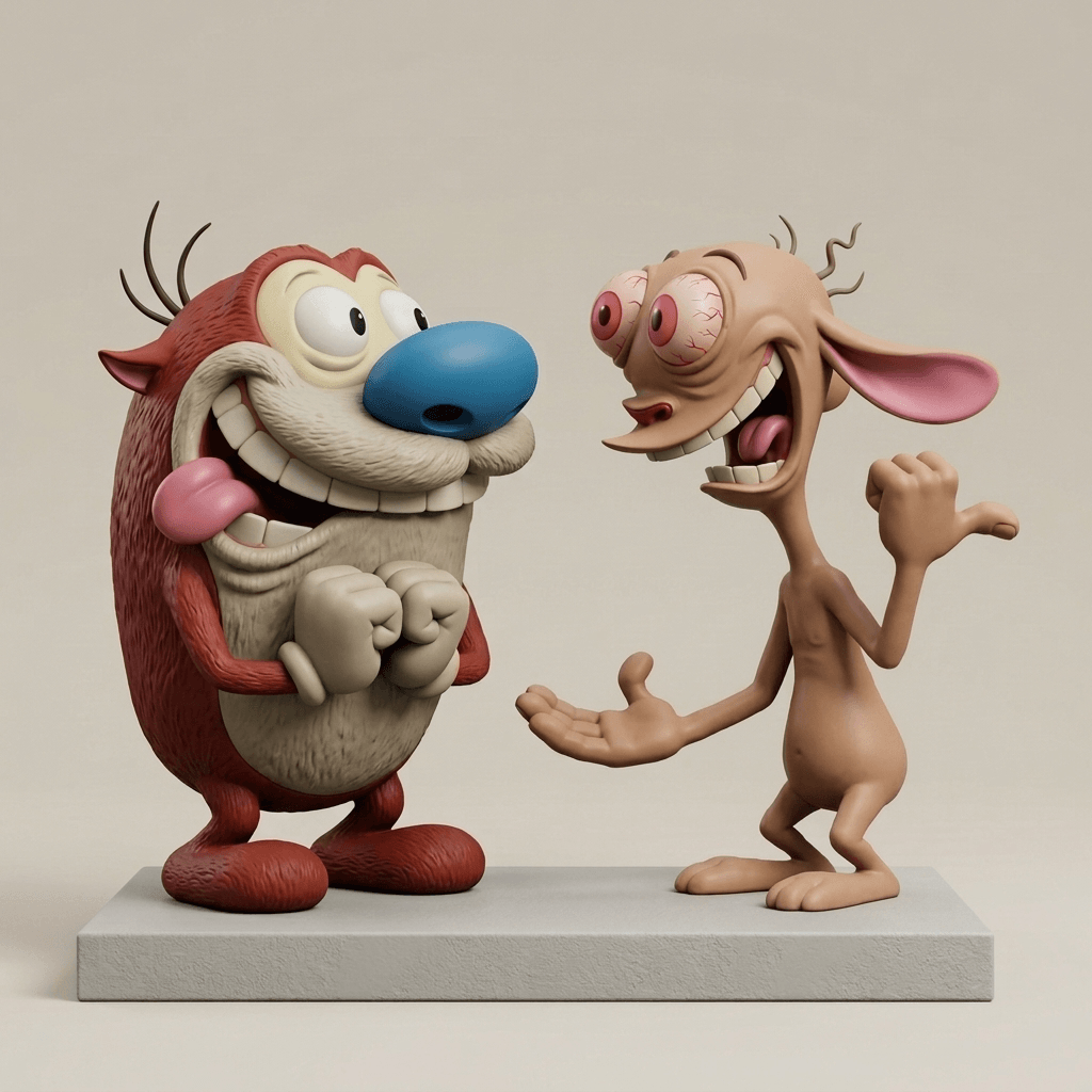 Ren & Stimpy - "Ta Da!...Oh Joy!" - 1991