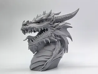 Monstrous Sea Dragon Bust