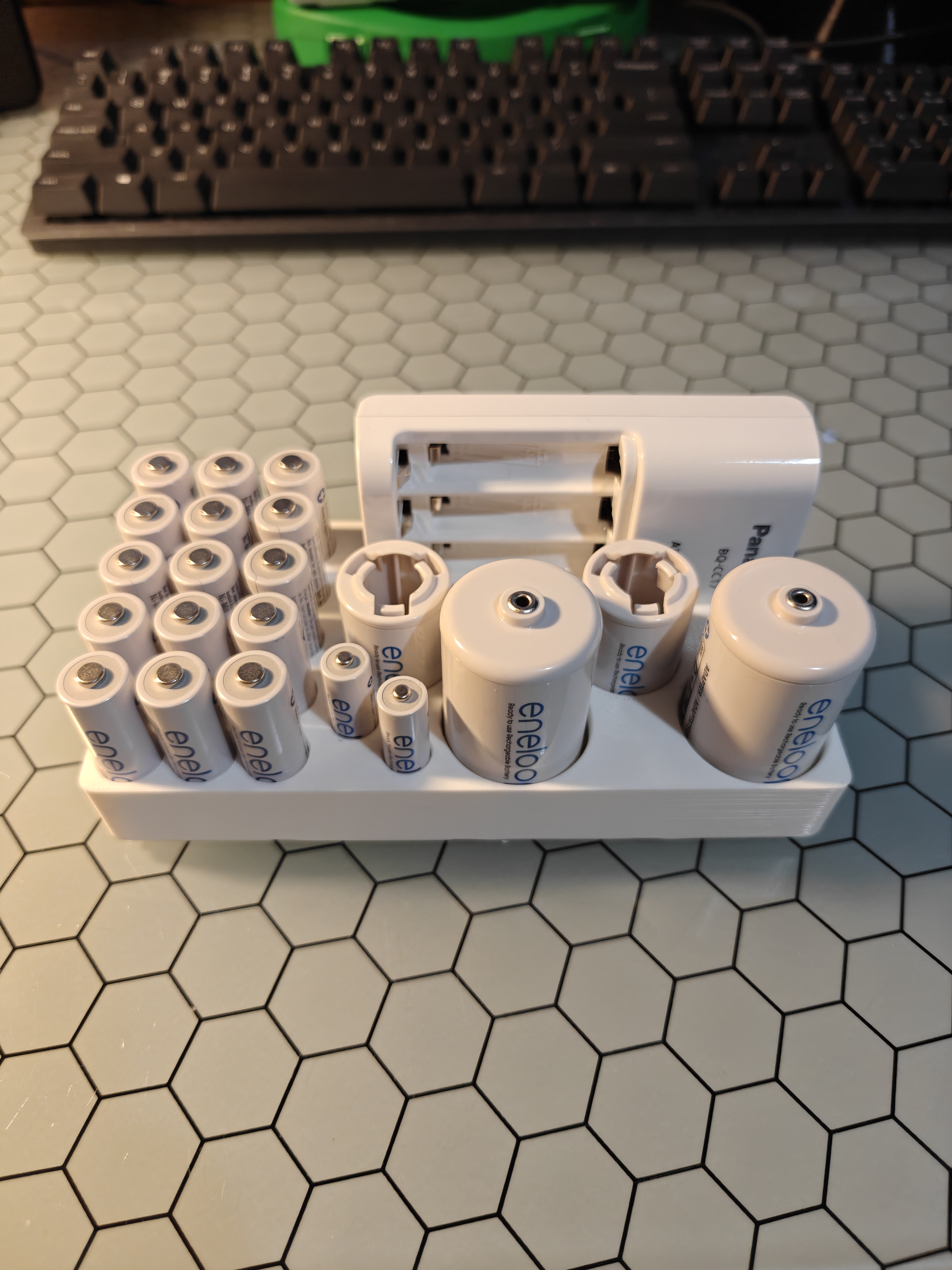 Eneloop Rechargeable Battery Gridfinity
